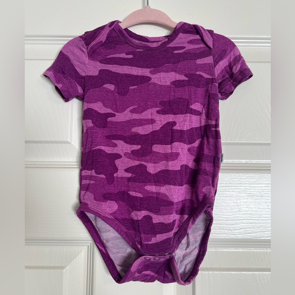 Little Sleepies PLAY Purple Camo Bodysuit 6-12 Months